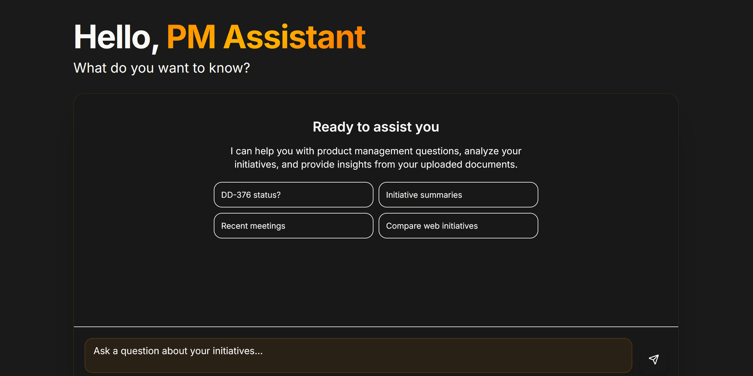 PM Assistant – AI-driven dokumentintelligens & semantiskt sök (RAG)